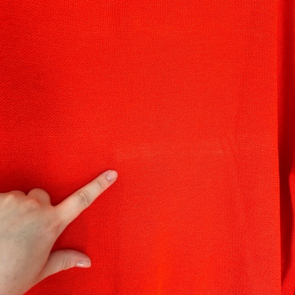 🍊 H&M Bright Orange Sweater Tunic - Size M - Picture 6 of 8